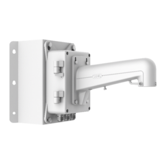 Soporte de Esquina para Domo PTZ / Caja de Conexiones Integrada / Carga 10 kg / Aluminio y Acero / 176.8 x 194 x 417.8 mm
