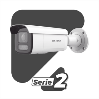 Cámara Bala IP / 2 Megapixel / Lente Motorizado 2.8-12 mm / Smart Hybrid Light 60 m (196.9 ft) / WDR 120 dB / IP67 / IK10 / PoE+