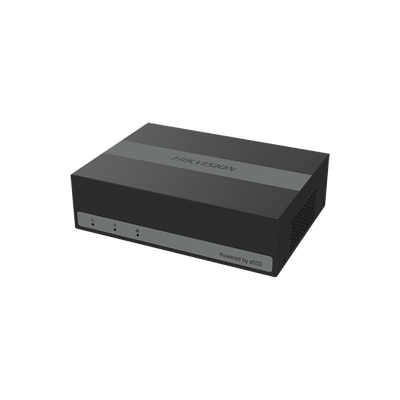 DVR IP / 4 Canales TurboHD + 1 Canal IP / 2 Megapixel / H.265 Pro+ / eSSD 300 GB / Salida Full HD 1080p / Ultra Compacto