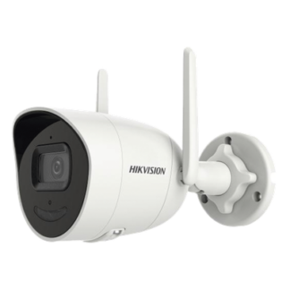 Bala IP 2 Megapixel / Lente 2.8 mm / 30 mts IR / Exterior IP66 / Wi-Fi / dWDR / H.265+ / Micrófono y Bocina Interconstruido /  MicroSD