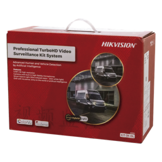 Kit TurboHD / 3K 5 Megapixel / DVR 4 Canales / 4 Cámaras Bala / Dual Light 30 m (98.4 ft) / IP67 / Micrófono Integrado / Cables 18.3 m (60 ft)