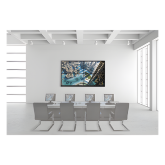 Kit Videowall 2X2 / Incluye 4 Pantallas de 55" / Decoder / Base de Pared / Accesorios de Instalación