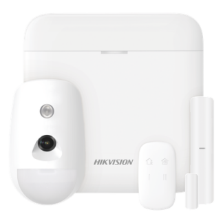 Kit de Alarma Inalámbrica / 48 Zonas / GSM 3G/4G / Wi-Fi 2.4 GHz / PIR con Cámara 640x480 / AES-128 / 433 MHz
