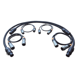 Kit de Cables de Interconexión para Paneles LED de Exterior / Datos y Corriente / Cables Derecho 65 cm (25.6 in) / Cables Izquierdo 116 cm (45.7 in) / Compatible con Familias CD-1AAB y CD-2APA