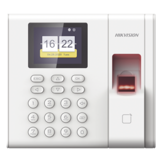 Lector de Control de Acceso y Asistencia / Reconocimiento de Huella <1s / 1,000 Usuarios / 100,000 Eventos / LCD 2.4 Pulgadas / TCP-IP / EM 125 kHz / Batería de Respaldo 2 h