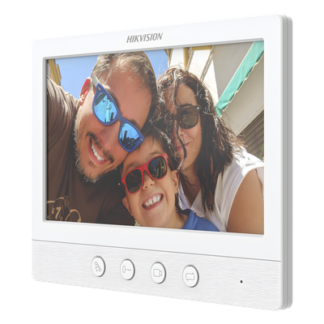 Monitor Adicional para Videoportero / Pantalla 7 Pulgadas / Resolución 1024x600 / Botones Mecánicos / Instalación 4 Hilos 100 m (328 ft)