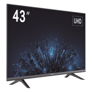 Monitor LED 4K / 43" / Uso 24-7 / HDMI x3 / Contraste 4000:1 / VESA 200x200 / Bocinas 10W