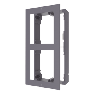 Base de Montaje para Videoportero IP / 2 Módulos / Superficie / Aluminio / -40°C a +60°C (-40°F a 140°F)