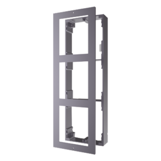 Base de Montaje para Videoportero IP / 3 Módulos / Superficie / Aluminio Anticorrosión / -40°C a +60°C (-40°F a 140°F)