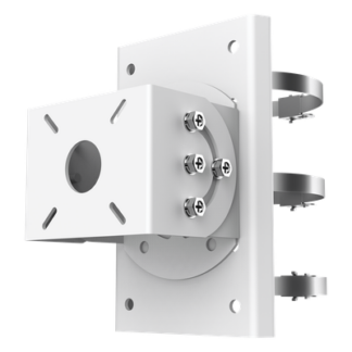 Montaje para Poste con Montaje para Pared / Acero / 7.9' x 5.1' x 2.8' / 2000 g / Blanco / Compatible con Radar