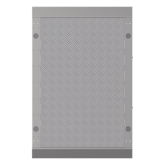 Base para Torniquete / 1 Carril / 90 cm (2.95 ft) / Instalación sin Anclaje / Serie DS-K3B961