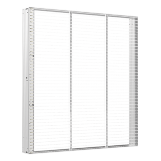 Módulo LED Transparente / Interior IP43 / 3.9×7.8 mm Pitch / 2000 cd/m² / 256×128 px / 1×1 m / 3.28×3.28 ft