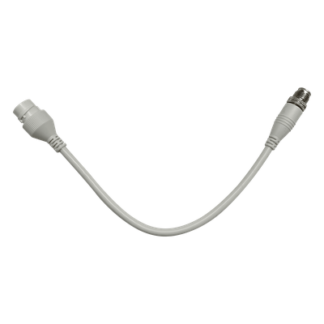 Adaptador de Red Industrial / RJ45 a M12 D-Code Macho / 4-Pines / Cable 200 mm / Rango Térmico -15 a 80°C / Diseño Angular