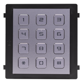 Módulo de Teclado para Frente de Calle / Apertura por Código / Llamada a Monitor / IP65 / Aluminio / -40 °C a +55 °C (-40 °F a 131 °F)