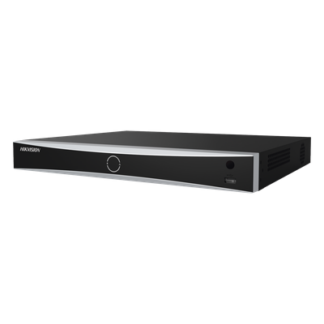 NVR 12 Megapixel (4K) / Reconocimiento Facial / 16 Canales IP / Base de Datos / Hasta 100,000 Fotografías / 16 Puertos PoE+ / 2 Bahías de Disco Duro / Switch PoE 300 mts / Bases de Datos / HDMI en 4K