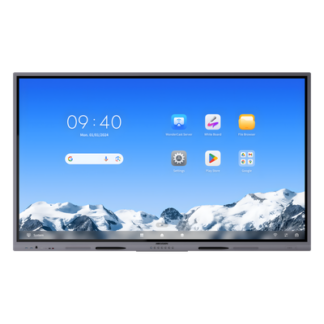 Pantalla Interactiva Touch / 86" / 4K UHD / Android 14 Certificado EDLA / 50 Puntos Táctiles / Wi-Fi 6 / 128 GB / Audio 55 W