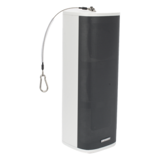 Bocina IP Columna / 60 Watts / Exterior IP66 / Almacenamiento 4 GB / 2 Entradas de Alarma / Audio Bidireccional