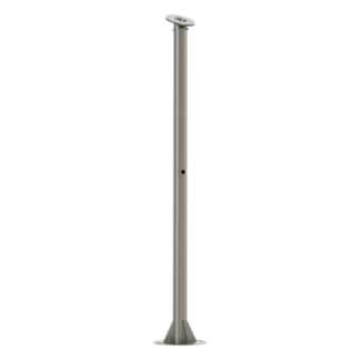 Poste para Cámara ANPR / Altura 1.5 m (4.9 ft) / Acero y Aluminio / Uso Interior y Exterior / Color Gris