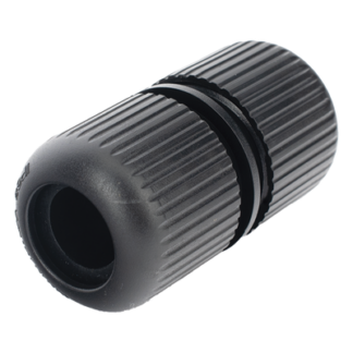 Protector Exterior IP68 / Conector Plug 12 Vcc / Cámaras Turbo HD / Polvo y Agua / Negro
