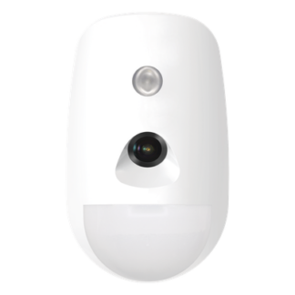 Sensor PIR Inalámbrico / Cámara VGA / Alcance 12 m (39.4 ft) / 85.9° / Inmunidad Mascotas 30 kg / Batería 6 Años / Uso Interior