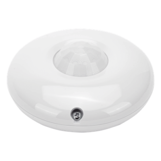 Sensor PIR de Techo / Detección 360° / Alcance 12 m (39.4 ft) / Inalámbrico / Interior / Óptica 3D
