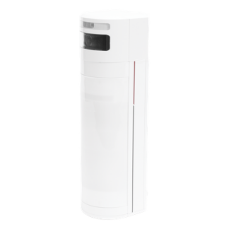 Sensor de Movimiento con Cámara IP / Detección Dual PIR + Microondas / 15 m (49.2 ft) / Ángulo Ajustable 90° a 180° / Inmunidad a Mascotas 40 kg / IP65