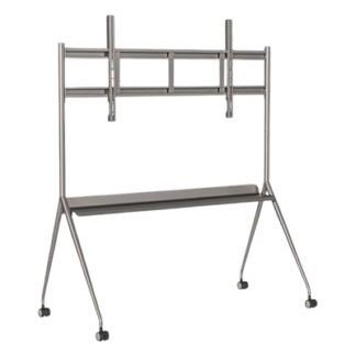 Soporte de Piso Móvil para Pantallas / 75" y 86" / Carga 100 kg / VESA 400x200 a 600x400 / Estructura Metálica 21.2 kg