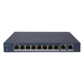 Switch PoE+ Administrable / 8 Puertos Gigabit PoE+ / 2 Puertos Uplink Gigabit / Alcance Extendido 300 m (984.3 ft) / 60 W / Gestión en Nube