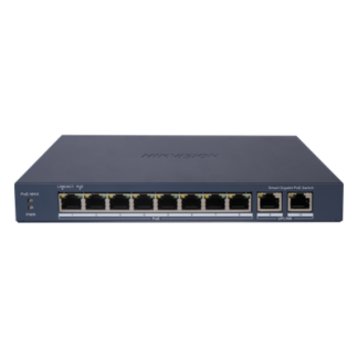 Switch PoE+ Administrable / 8 Puertos Gigabit PoE+ / 2 Puertos Uplink Gigabit / PoE Extendido 300 m (984.3 ft) / 110 W / Gestión en Nube