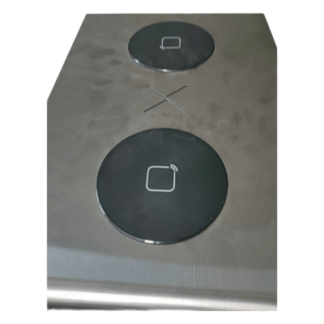Tapa de lector de tarjetas / Plástico de alta durabilidad / Diseño empotrable / Sin tornillería / Compatible con torniquete DS-K3G411LXR