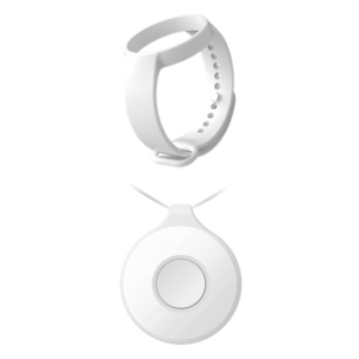 Botón de Pánico Inalámbrico Portátil / IP54 / Comunicación Bidireccional 433 MHz / Batería 35 h / 15 g / Pulsera Integrada