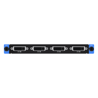 Tarjeta de Salida DVI 4 Canales / 1080P @ 60 Hz / 2.6 MP por Puerto / 16 Capas Video Wall / Compatible Serie C66S