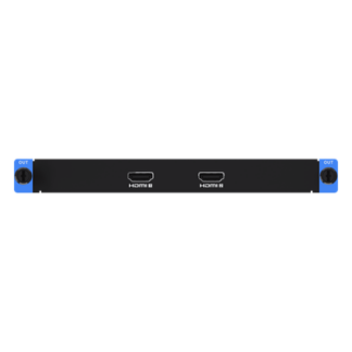 Tarjeta de Salida HDMI / 2 Puertos / 4K60 / 8.84 MP por Puerto / 16 Capas / Video Wall / HDMI 2.0
