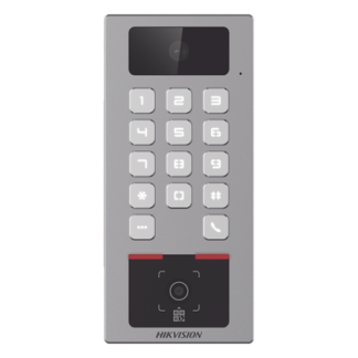 Teclado con Lector de QR / Cámara 2 Megapixel / Videoportero Multiapartamento / IP65 & IK09 / PoE / 2 Relays / Control de 2 Puertas