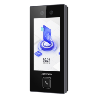 Terminal de Control de Acceso Facial / 2 Megapixel / 3,000 Rostros / Pantalla Táctil 4.5" / IP65 / PoE y Wi-Fi / Botón de Llamada Físico