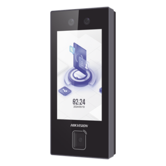 Terminal de Control de Acceso Facial / Lector QR Físico / 3,000 Rostros / Pantalla Táctil 4.5" / PoE y Wi-Fi / IP65