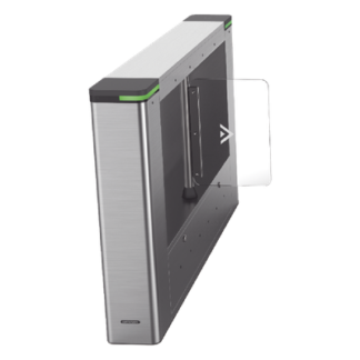 Torniquete Swing Izquierdo / Carril 90 cm (35.4 in) / Lector de Tarjeta Integrado / TCP-IP / 20 a 60 Personas/min / IP54 / Acero Inoxidable SUS304