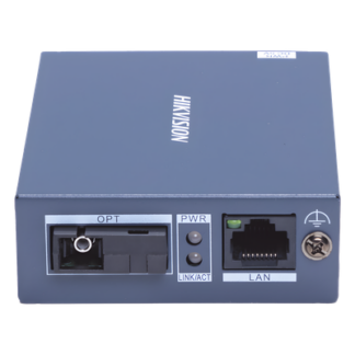 Transceptor Fibra Óptica Gigabit / Monofibra Monomodo / 20 km (12.4 mi) / 10/100/1000 Mbps RJ45 / SC / Industrial -20°C a 60°C / Protección 4 kV