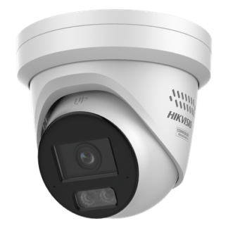 Turret IP / 6 Megapixel / Lente 2.8 mm / 98.4 ft IR + Luz Blanca / Audio Bidireccional / IP67 / Estrobo Azul y Rojo / WDR 130 dB / AcuSense 3.0 / Metal / NEMA 4X / AcuSeek
