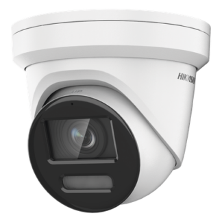 Turret IP 8 Megapixel / Imagen a color 24/7 / Lente 2.8 mm / Micrófono Integrado /Luz Blanca 40 mts / Exterior IP67 / Micrófono Integrado / WDR 130 dB / Entrada y salida de Audio y Alarma / Onvif / MicroSD
