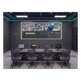 Videowall 3x2 / 6 Pantallas 55" Full HD / Bisel 3.5 mm / Decodificador 16 Salidas HDMI 4K / 256 Canales / Montaje de Pared / Operación 24/7