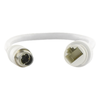 Cable Adaptador M12 a RJ45 / Conector Industrial / Para Sistemas Móviles / Red Ethernet