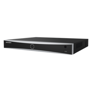 (ACUSENSE / Evita Falsas Alarmas) NVR 12 Megapixel (4K) / Reconocimiento Facial / 8 Canales IP / Base de Datos / 8 Puertos PoE+ / 2 Bahías de Disco Duro /  Switch PoE 300 mts Modo Extendido
