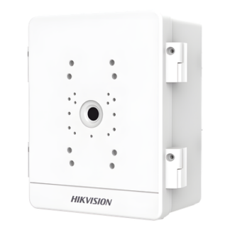 Caja de Seguridad para Videovigilancia / Exterior IP66 / IK10 / 3 Dispositivos / Montaje en Pared o Poste / Polímero Ignífugo UL94-V0
