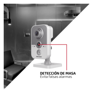 Cubo TURBO 1080p / TECNOLOGÍA PIR / Gran Angular 103º / Lente 2.8 mm / IR EXIR Inteligente 20 mts / Micrófono Integrado / Interior