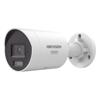 Cámara Bala IP / 4 Megapixel / ColorVu 3.0 / Dual Light 40 m (131.2 ft) / Lente F1.0 108.8° / Audio Bidireccional Dual / Estrobo Azul y Rojo / IP67 NEMA 4X / AcuSense 3.0 / WDR 130 dB