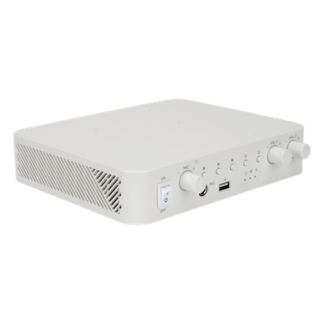 Amplificador de Audio / 2 Canales / 30 W por Canal / Bluetooth / USB / RCA / Micrófono / Cobertura 30 m (98.4 ft)