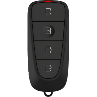Control Remoto Tipo Llavero / 433 MHz / 4 Botones / LED Indicador / IP40 / 3.1' × 1.4' × 0.8'
