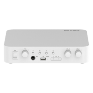 Amplificador de Audio IP / 80 W / 2 Zonas 40 W / 100V/70V / Bluetooth / USB / RCA / Micrófono / Spotify / Control Web