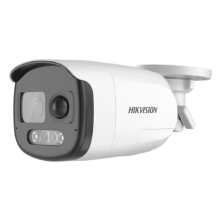 Cámara Bala TURBOHD / 2 Megapixel Full HD / Color 24/7 / Luz Blanca 40 m (131.2 ft) / WDR 130 dB / Sensor PIR 110° / Sirena 93.5 dB / Estrobo Rojo-Azul / IP67